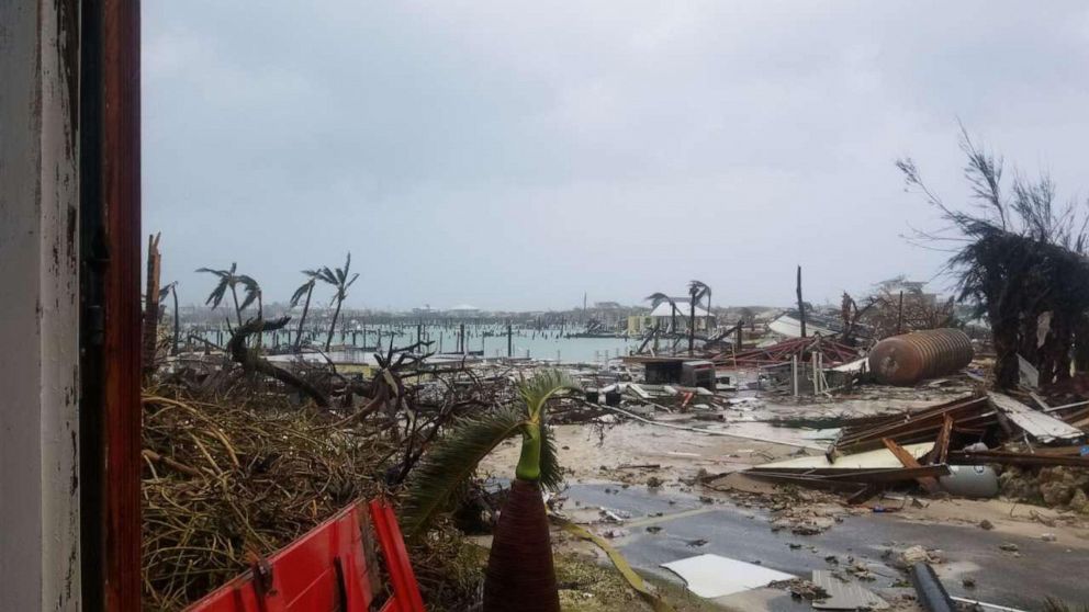 PHOTO: Debris from Hurricane Dorian is seen in Elbow Cay, which is just off Abaco in the Bahamas, Sept. 2, 2019.