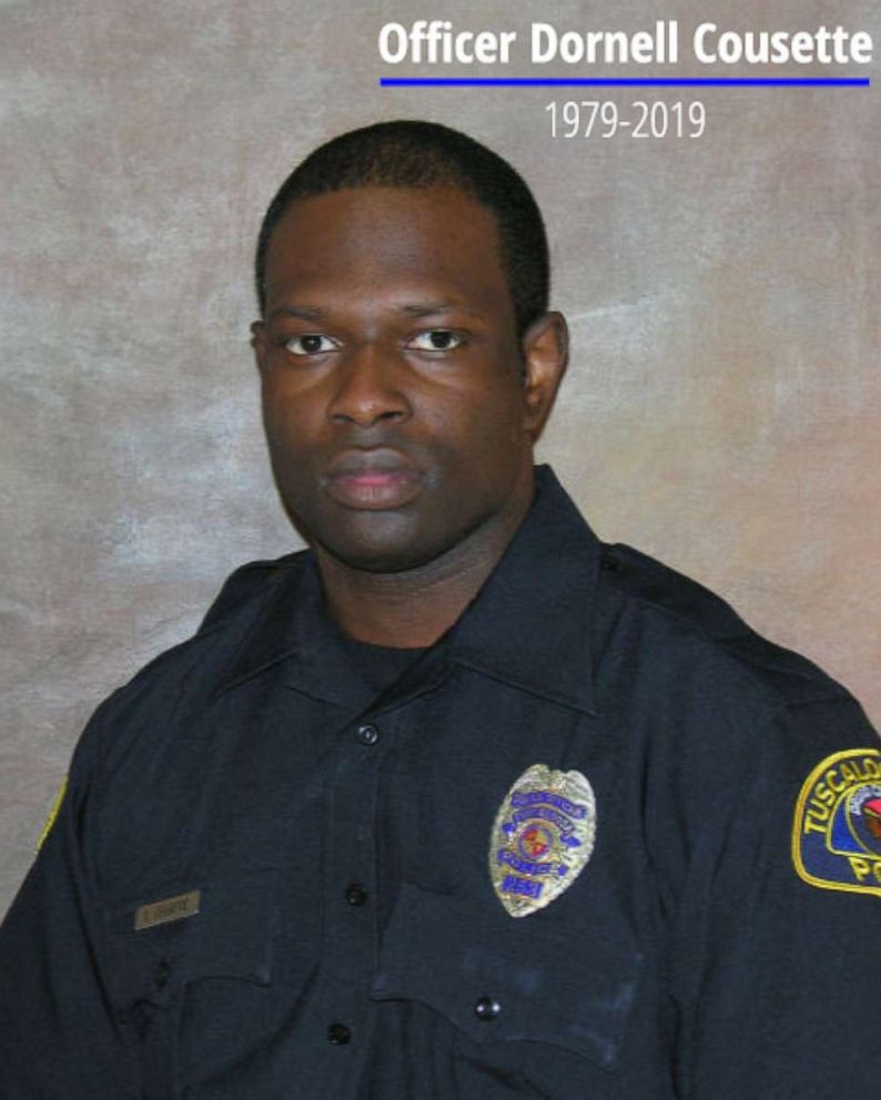 PHOTO: Officer Dornell Cousette, 40, was shot and killed in the line of duty in Tuscaloosa, Ala., Sept. 16, 2019.