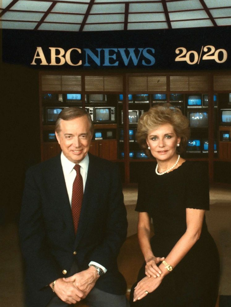 PHOTO: Hugh Downs and Barbara Walters are seen here in 1983.