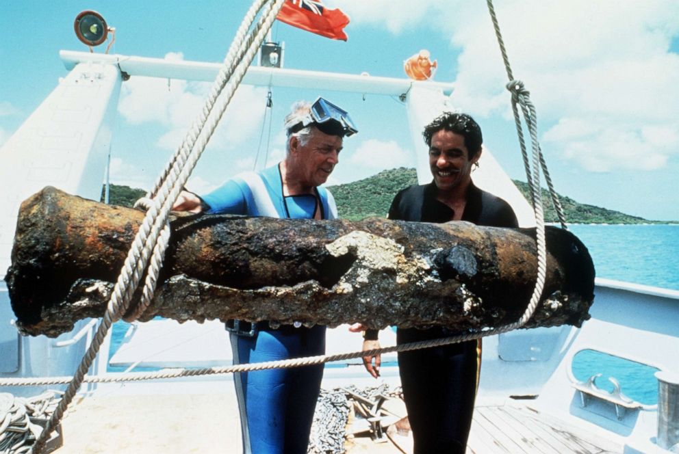 PHOTO: On Friday, June 21, 1985, "20/20" correspondent Geraldo Rivera assembled his crew including Hugh Downs as navigator, and made his maiden voyage sailing his 44 ft. sailboat, "The New Wave" in the famed "Marion Bermuda Yacht Race."