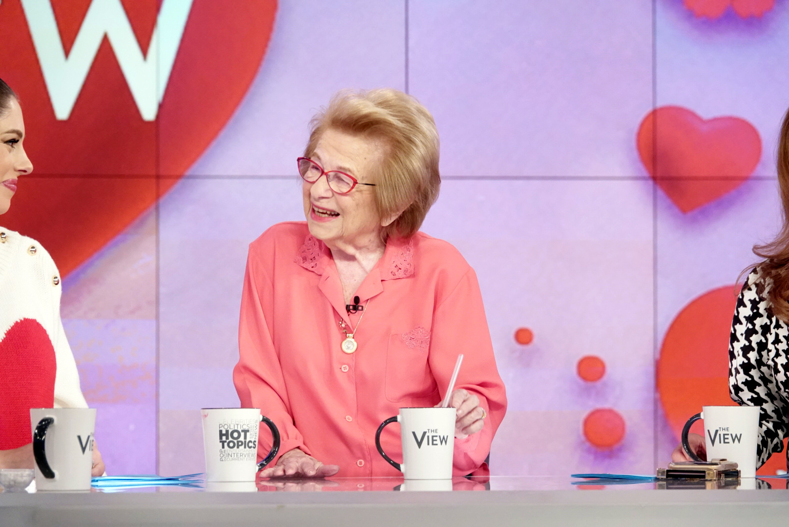 PHOTO: Dr. Ruth shares her concern for millennials' loneliness with "The View" co-hosts on Feb. 14, 2019.
