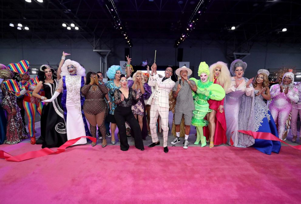 PHOTO:Michelle Visage, RuPaul, Jamal Sims, Queens during the 2019 RUPAUL DRAGCON NEW YORK, Day 2, held at the Jacob Javitz Center in New York, Sept. 7, 2019. 