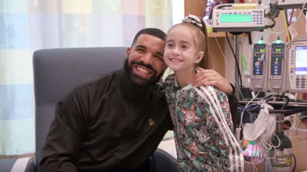 VIDEO: Drake visits young heart transplant patient from Kiki challenge