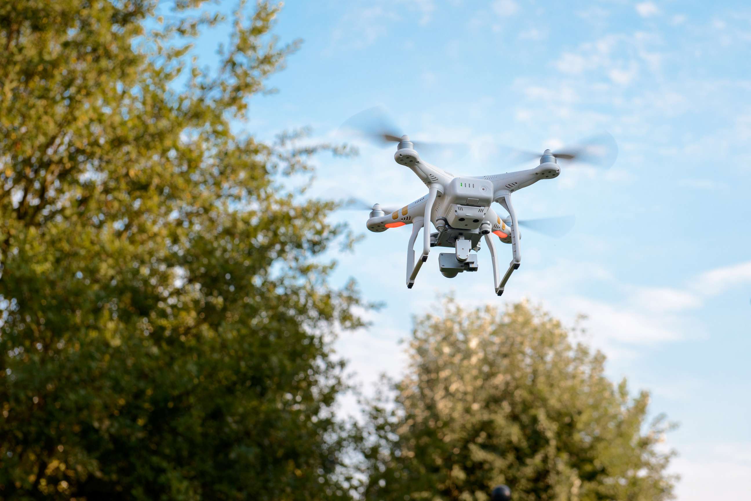 PHOTO: Drones similar to this stock image, are being used by family and friends to canvass the Foothill Ranch area of Lake Forest, where authorities believe Blaze Bernstein was last seen by a friend in Borrego Park.