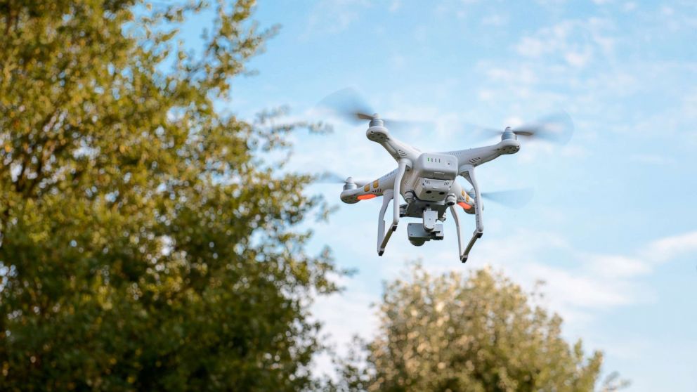 A drones is seen in this stock image.