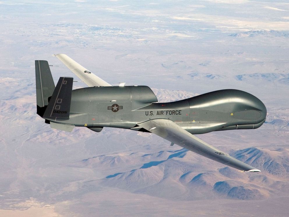 PHOTO: An undated U.S. Air Force handout photo of a RQ-4 Global Hawk unmanned (drone) aircraft.