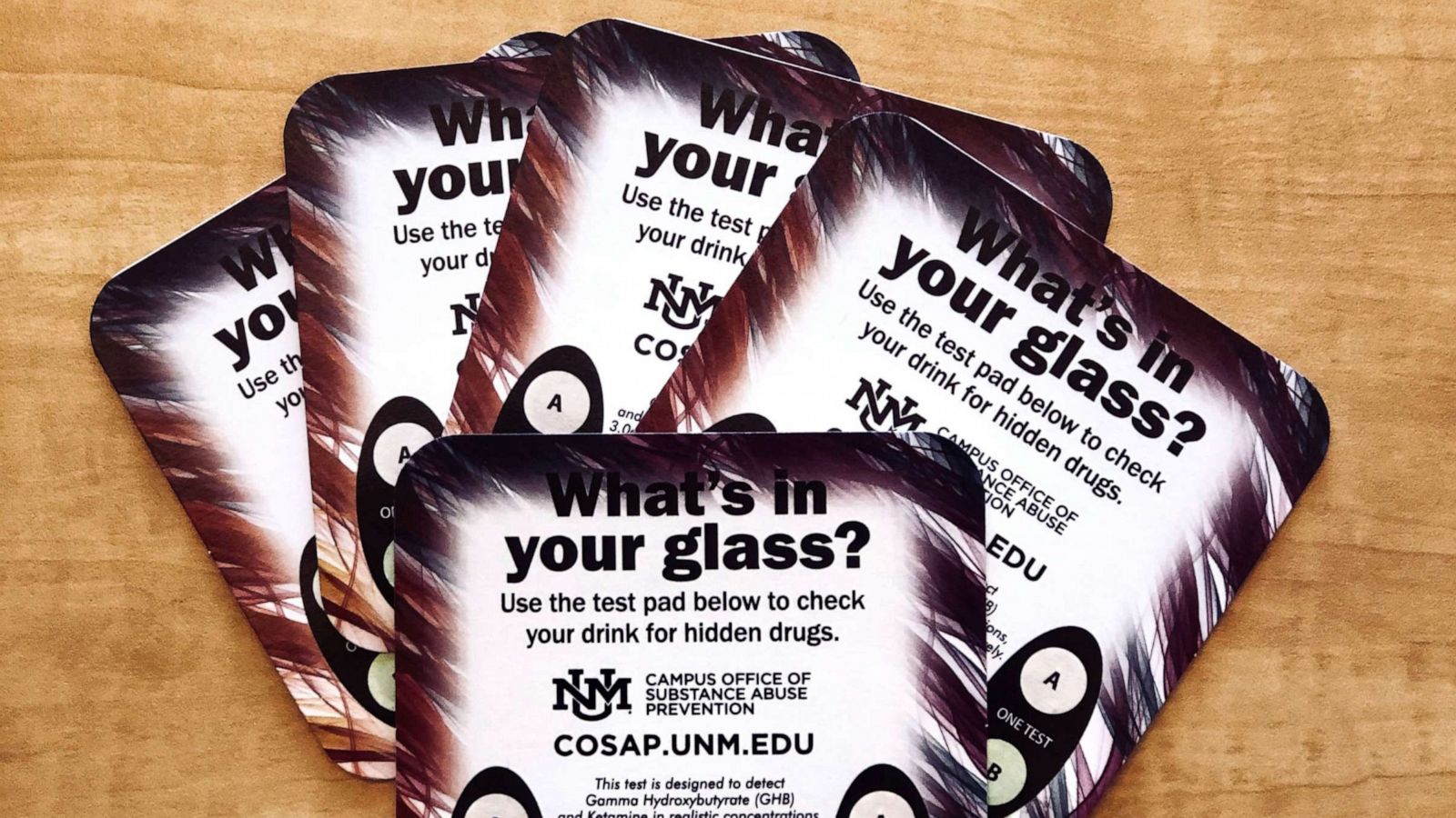 College hands out coasters that test for date rape drugs ABC News