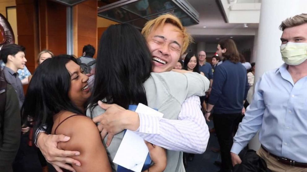 PHOTO: Duke students express joy on Match Day learning where they would spend the next three to seven years for their residency program.