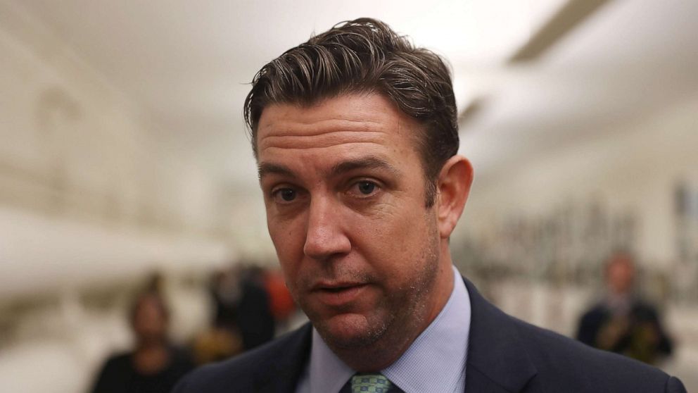 PHOTO: Rep. Duncan Hunter speaks to the media at the U.S. Capitol, Jan. 10, 2017, in Washington, D.C.
