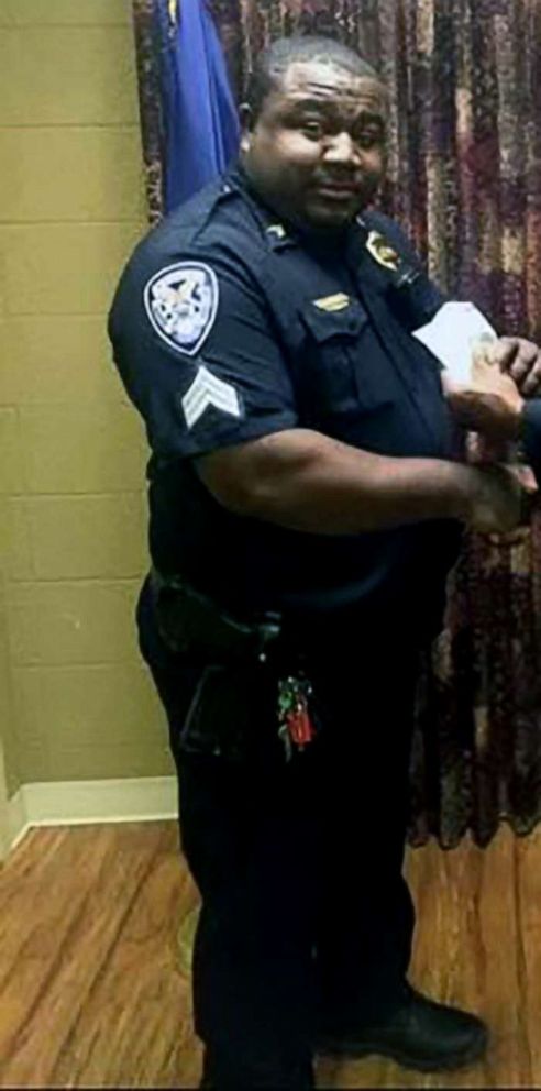 PHOTO: An undated photo of Baker police Lt. Demarcus Dunn, 36, who died of COVID-19 on Aug. 13, one day before his wedding.