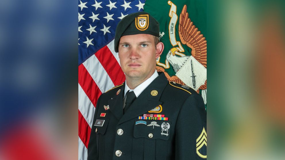 PHOTO: The Pentagon has identified the service member killed yesterday in Afghanistan as Army Green Beret Sgt. 1st Class Dustin B. Ard, 31, of Idaho Falls, Idaho.