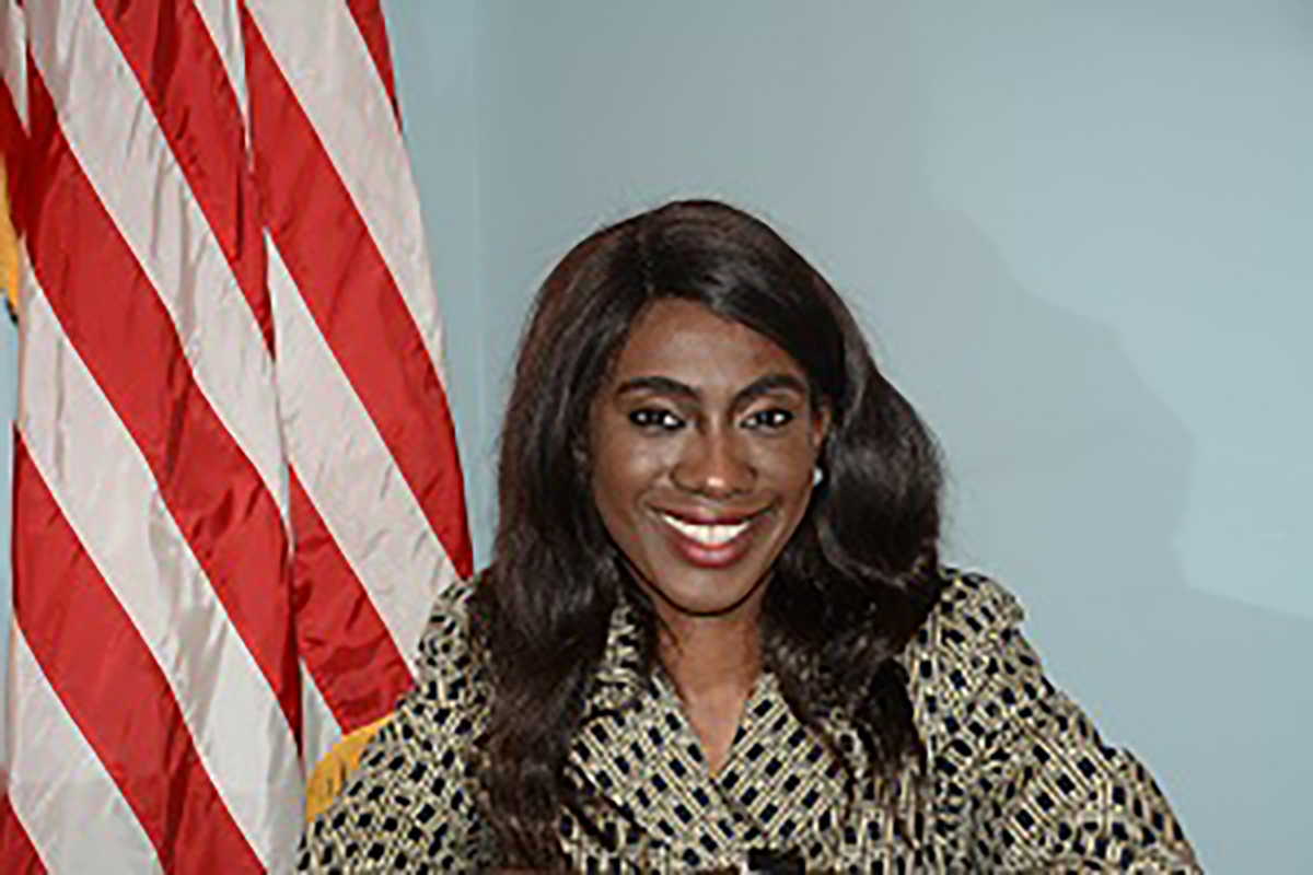 PHOTO: ECouncilwoman Eunice K. Dwumfour, of the Borough of ayreville, N.J.