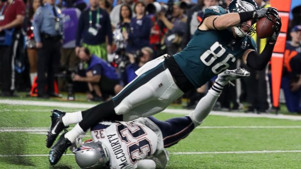 Super Bowl 2018: Zach Ertz's upheld TD caps big night for Eagles' tight ends