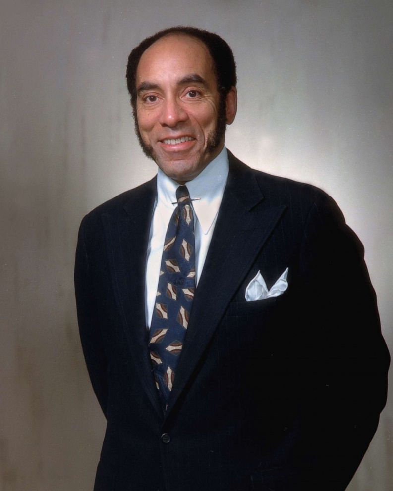 PHOTO: Publisher Earl Gilbert Graves, founder of "Black Enterprise" magazine, poses for a photo in New York, circa 1983.