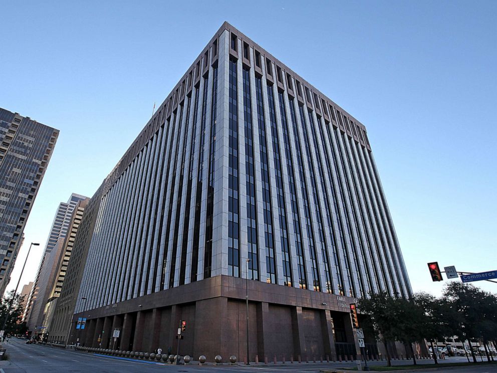 PHOTO: The Earle Cabell Federal Building and Courthouse in downtown on Sept. 30, 2013, in Dallas.