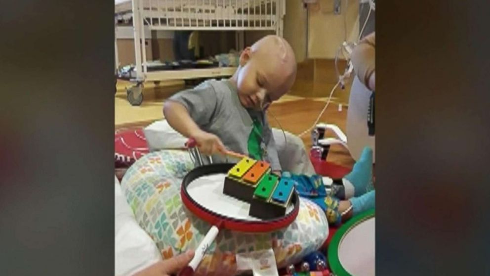 PHOTO: Todd Allen of Ohio is throwing his two-year-old son, who was diagnosed with aggressive cancer in May, a Christmas celebration after doctors said his son  would not live until December. 