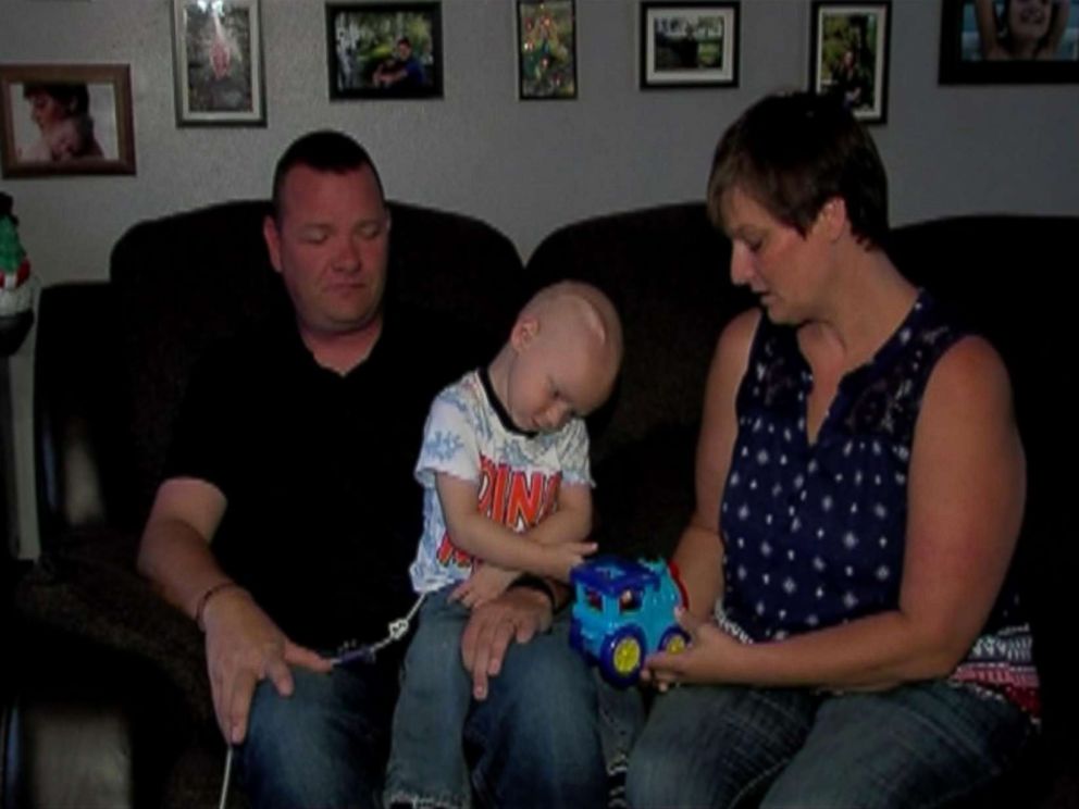 Ohio is throwing his two-year-old son who was diagnosed with aggressive cancer in May a Christmas celebration after doctors said his son would not live until December