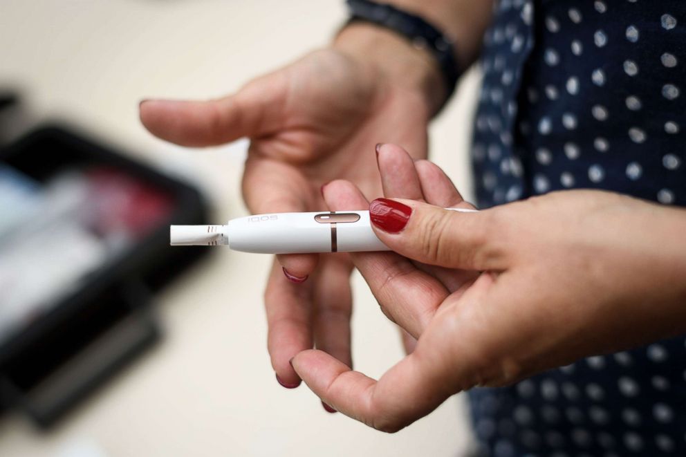 PHOTO: An electronic cigarette at the research and development campus of manufacturing company Philip Morris International in Neuchatel, aims to stop making cigarettes and replace them with a product claimed to be less harmful, on Aug. 18, 2018.