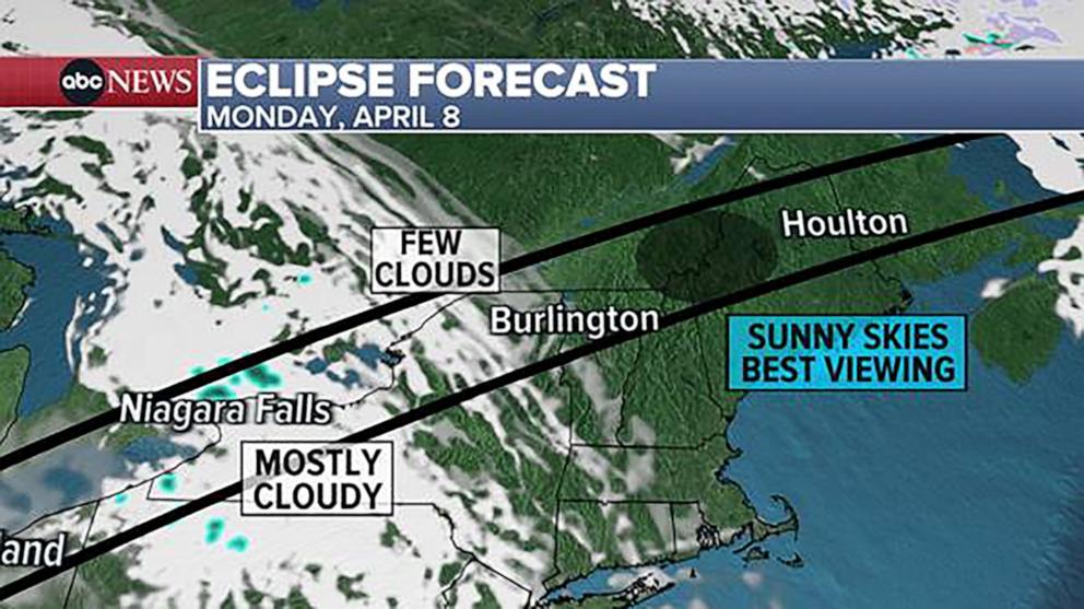 PHOTO: Houlton, ME. Sunny skies. Best place to see the eclipse in the entire North America