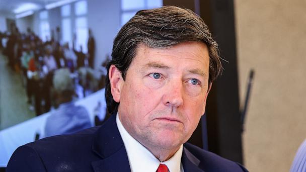 Interim United States Attorney for the District of Columbia Edward Martin during an Anacostia Coordinating Council monthly meeting in Washington, March 25, 2025.