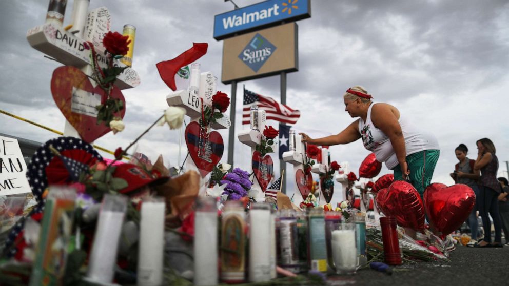 El Paso Walmart to reopen with memorial to mass shooting victims - ABC News