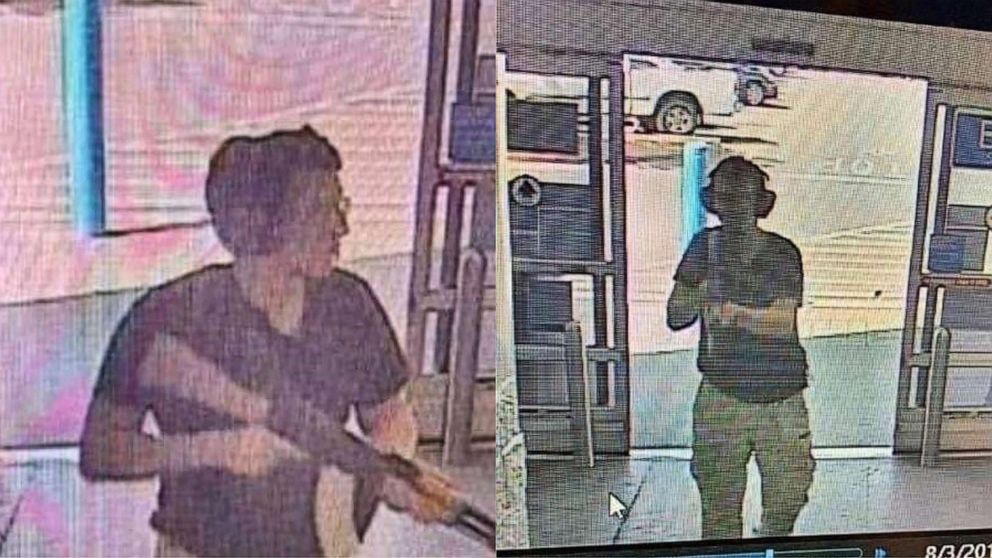 PHOTO: This CCTV image obtained by KTSM 9 news channel shows the gunman, identified as Patrick Crusius,  as he enters the Cielo Vista Walmart store in El Paso on Aug. 3, 2019.