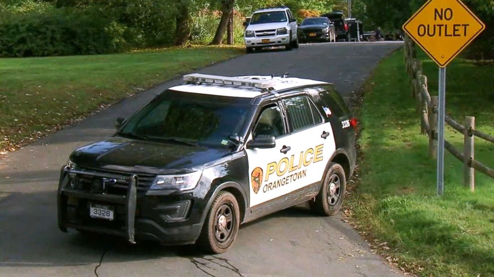 PHOTO: Investigators examine a scene in Rockland County, New York.