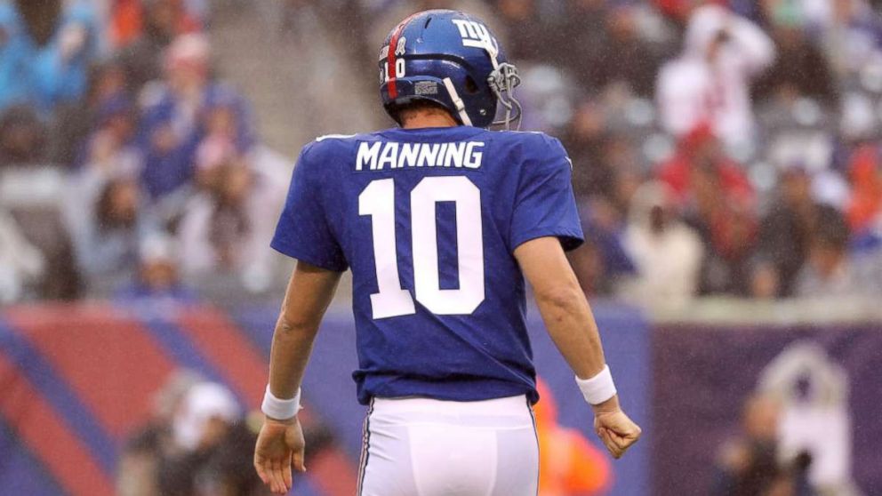eli manning's football jersey number