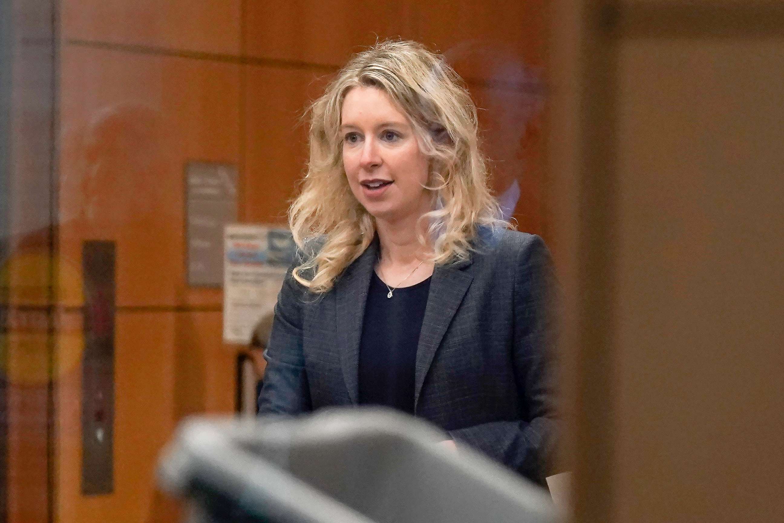 PHOTO: In this Oct. 17, 2022 file photo Former Theranos CEO Elizabeth Holmes arrives at federal court in San Jose, Calif.