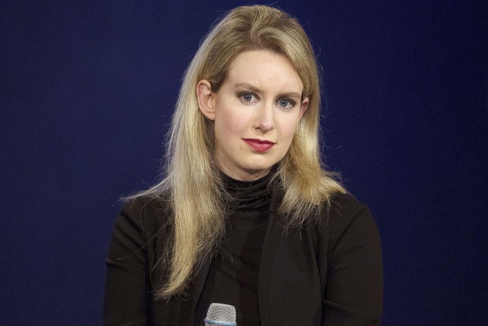 PHOTO: Elizabeth Holmes, CEO of Theranos, attends a panel discussion during the Clinton Global Initiative's annual meeting in New York in this Sept. 29, 2015 file photo.