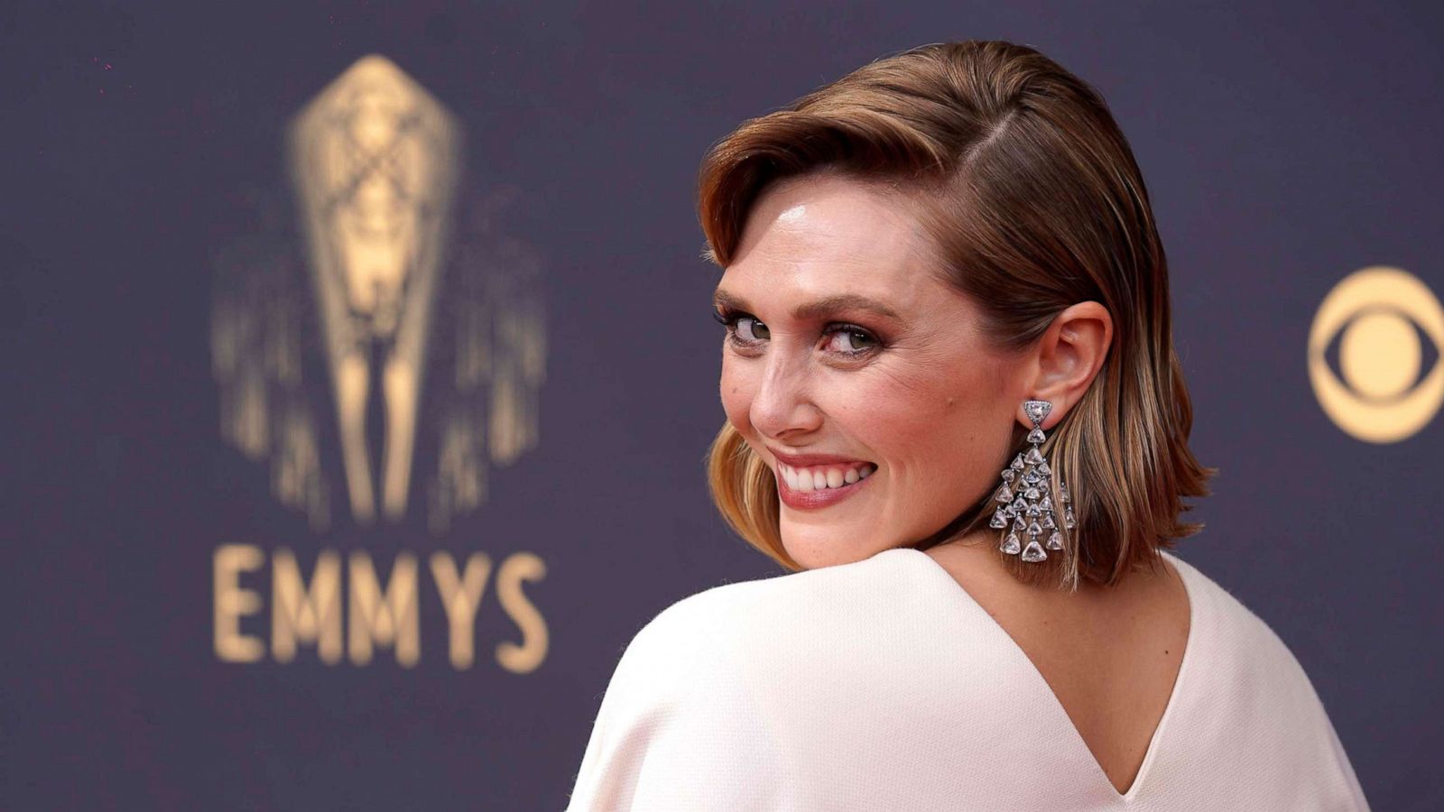 PHOTO: Elizabeth Olsen arrives at the 73rd Primetime Emmy Awards on Sept. 19, 2021, at L.A. Live in Los Angeles.