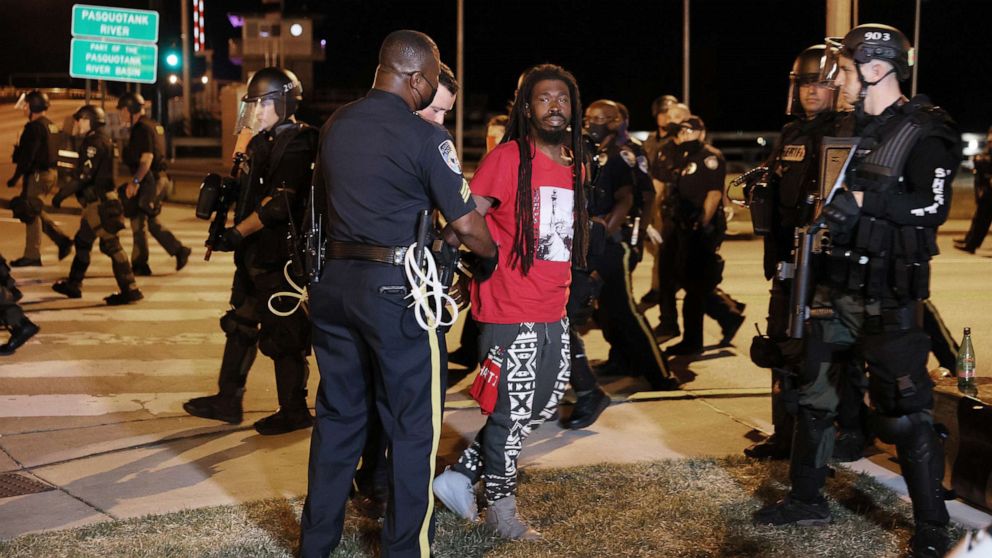 Protesters decrying police shooting of Andrew Brown Jr. arrested for breaking curfew