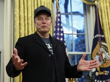 Elon Musk grilled about DOGE transparency, conflicts in Oval Office