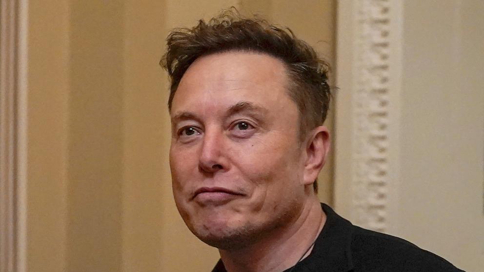 PHOTO: White House Senior Advisor to the President and Tesla and SpaceX CEO Elon Musk departs the U.S. Capitol, Mar. 5, 2025, in Washington.