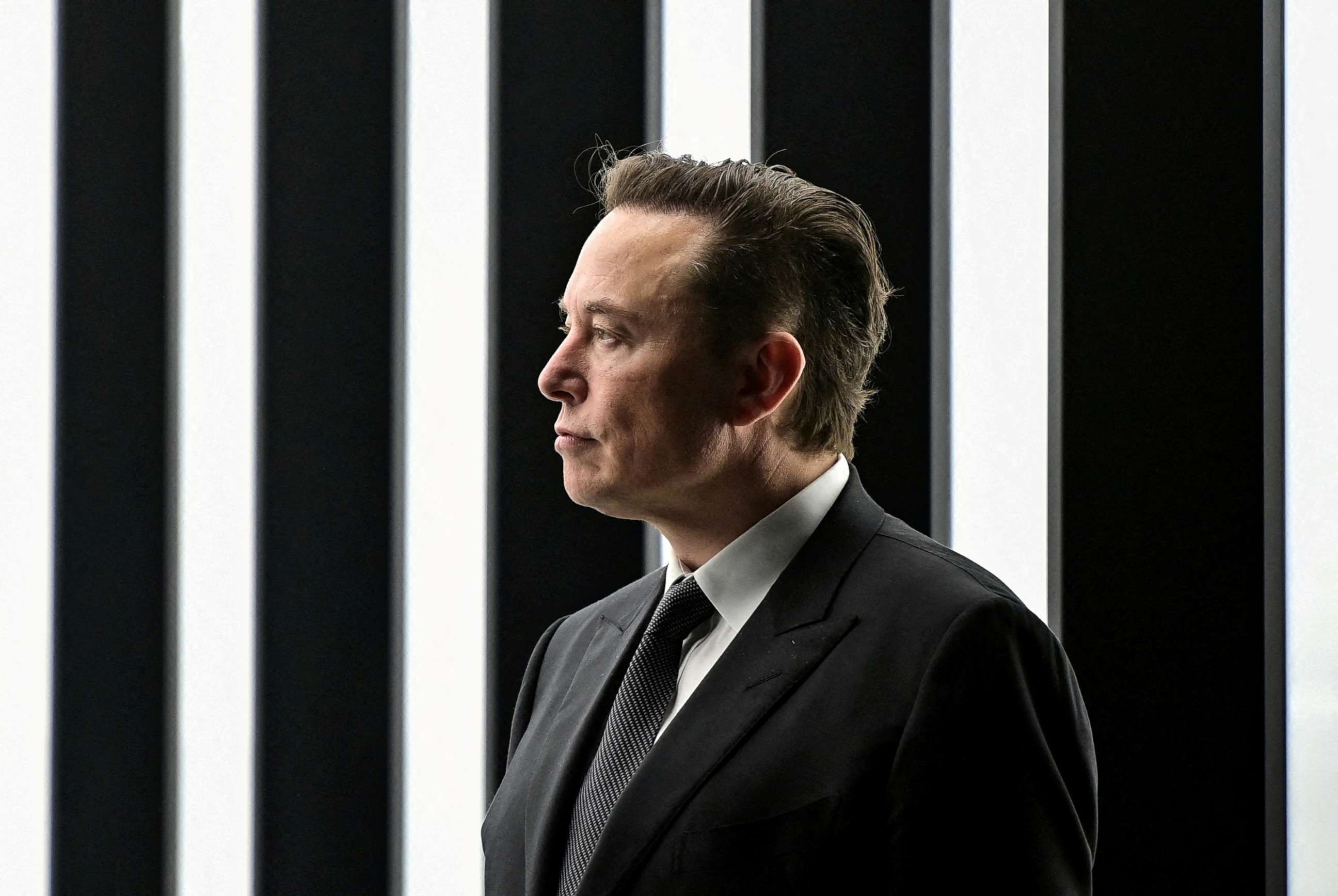 PHOTO: Elon Musk attends the opening ceremony of the new Tesla Gigafactory for electric cars in Gruenheide, Germany, March 22, 2022.