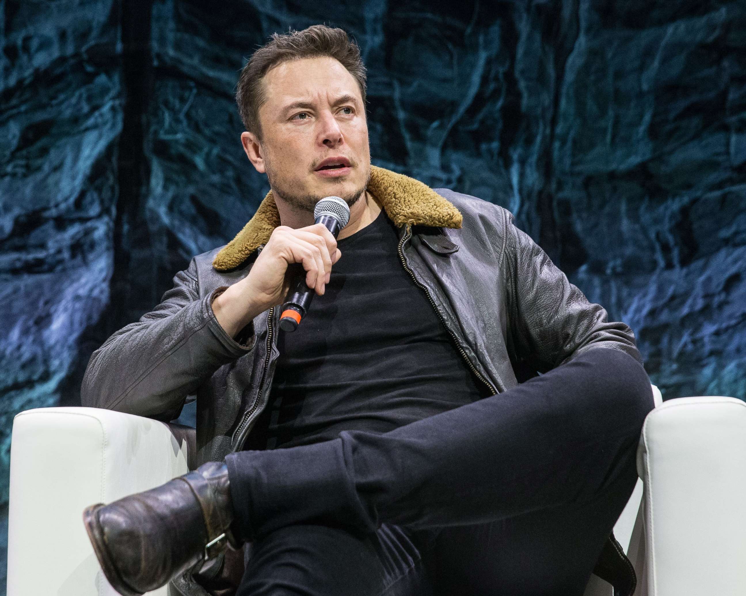 PHOTO: Elon Musk, CEO of SpaceX and Tesla, attends SXSW to answer questions from registrants at ACL live, March 11, 2018, in Austin, Texas.
