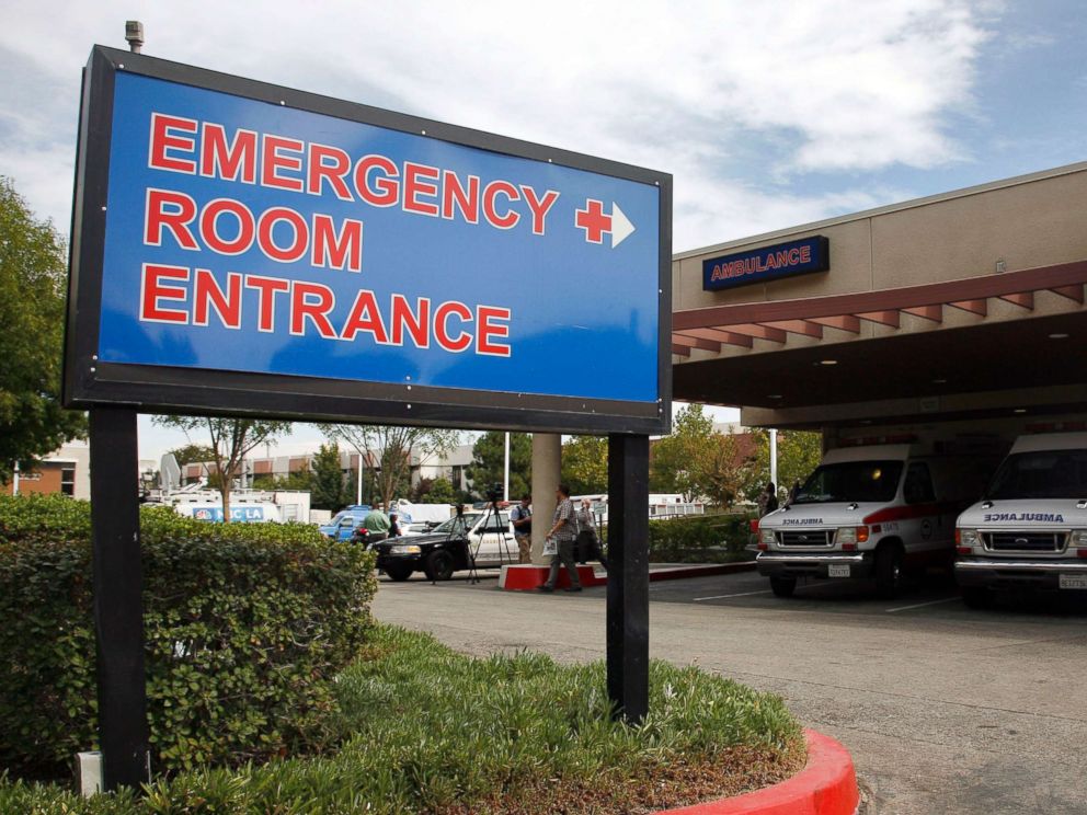 PHOTO: A Sept. 30, 2011 file photo shows an emergency room entrance at a hospital in Santa Clarita, Calif.