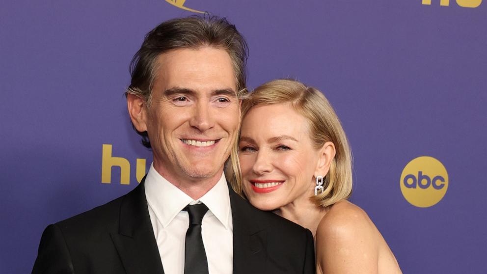 PHOTO: Billy Crudup and Naomi Watts attend the 76th Primetime Emmy Awards, Sept. 15, 2024, in Los Angeles.