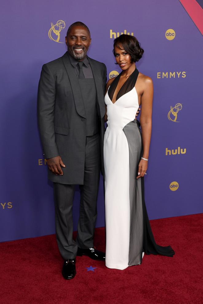 PHOTO: Idris Elba and Sabrina Dhowre Elba attend the 76th Primetime Emmy Awards, Sept. 15, 2024, in Los Angeles.