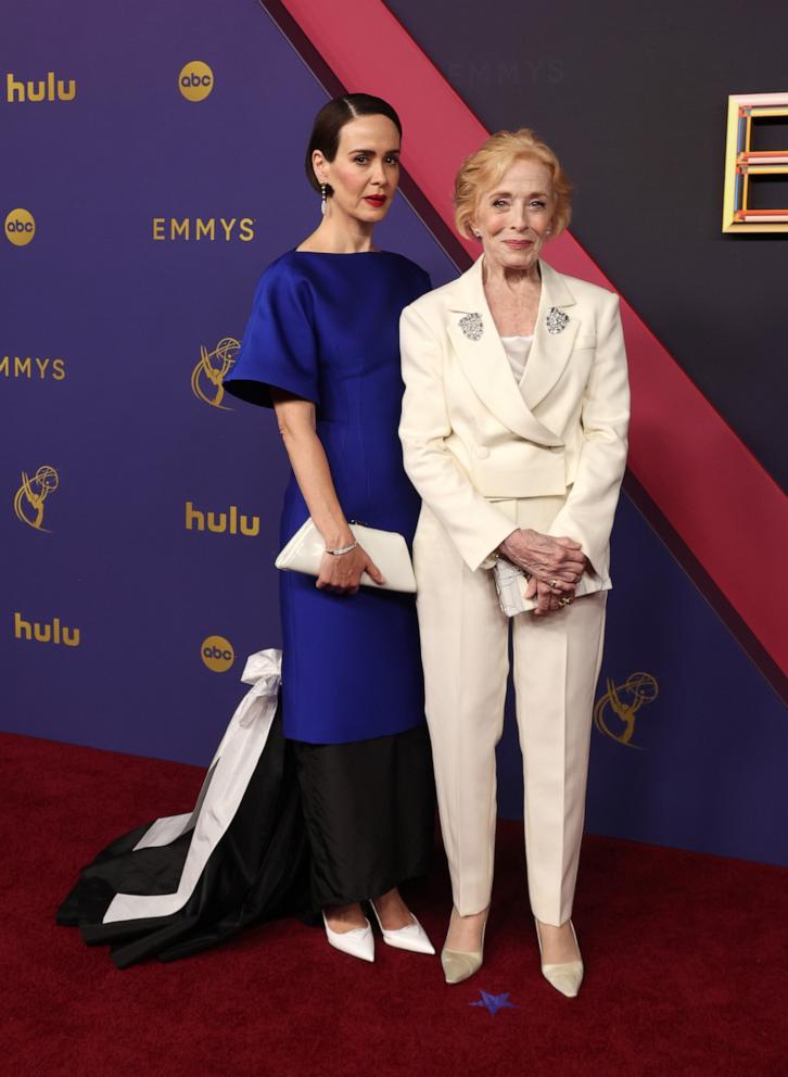 PHOTO: Sarah Paulson and Holland Taylor attend the 76th Primetime Emmy Awards, Sept. 15, 2024, in Los Angeles.