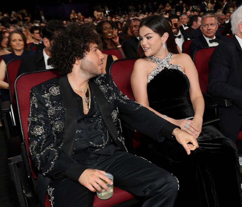 PHOTO: Benny Blanco and Selena Gomez attend the 76th Emmy Awards, Sept. 15, 2024, in Los Angeles. 