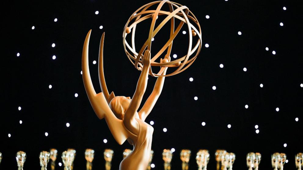 PHOTO: A statue is seen at the 78th Primetime Emmy Awards in Los Angeles, September 14, 2026.