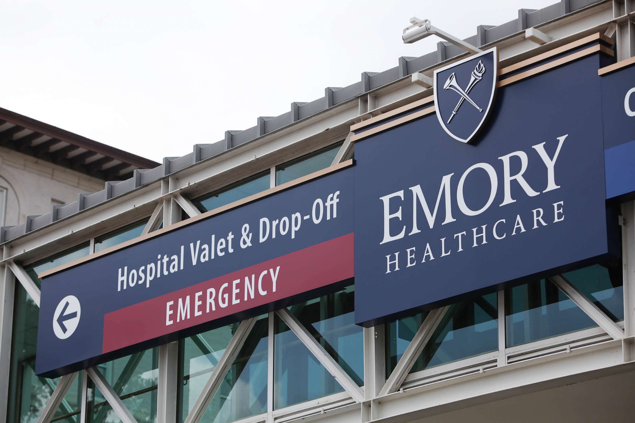 PHOTO: FILE - Emory University Hospital is seen, August 1, 2014 in Atlanta.