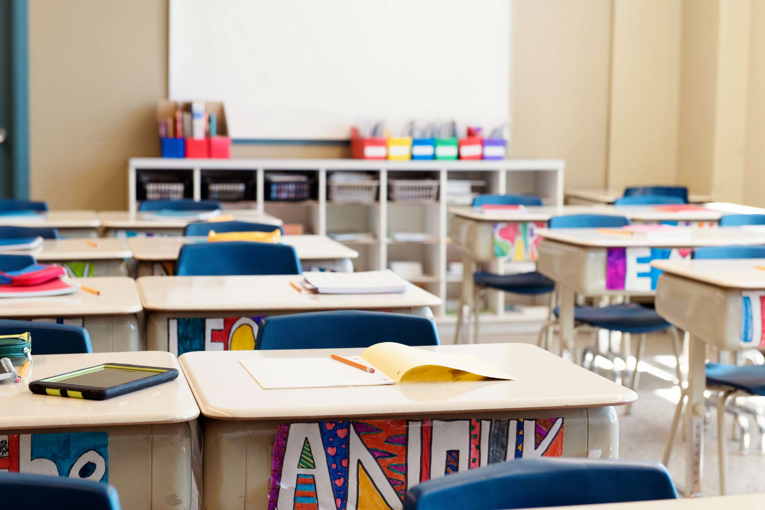 PHOTO: This stock photo depicts an empty classroom.