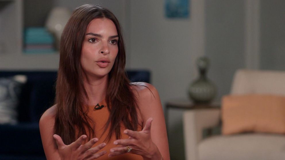 PHOTO: Model and actress Emily Ratajkowski spoke with ABC News' Rebecca Jarvis about her mission to promote body positivity and feminism.