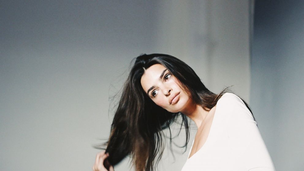 PHOTO: Supermodel, actress and entrepreneur Emily Ratajkowski on set for an Inamorata photoshoot.