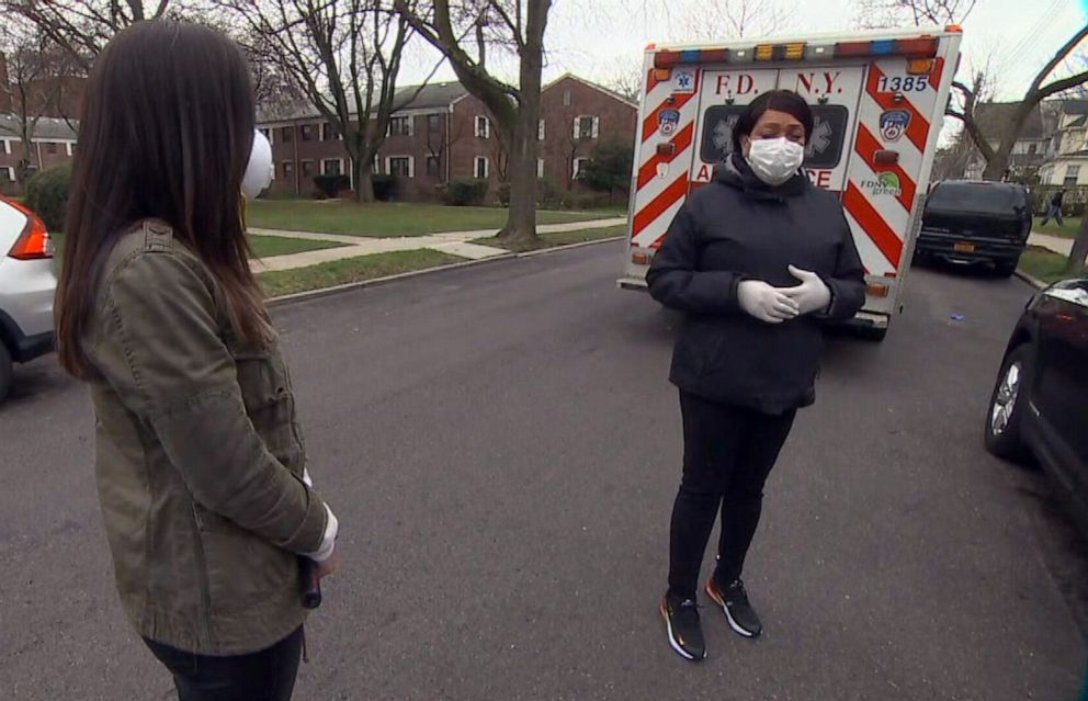 PHOTO: Tracy Sims told ABC News that her aunt's doctor had sent her home so she could self-quarantine but that the aunt, who's in her 60s, also had a touch of pneumonia and was feeling winded and short of energy.