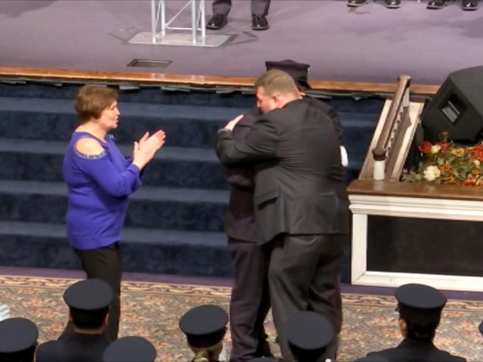 PHOTO: Joseph Bitetto said he felt like he was in a dream, meeting the EMT who saved his life 22 years ago.