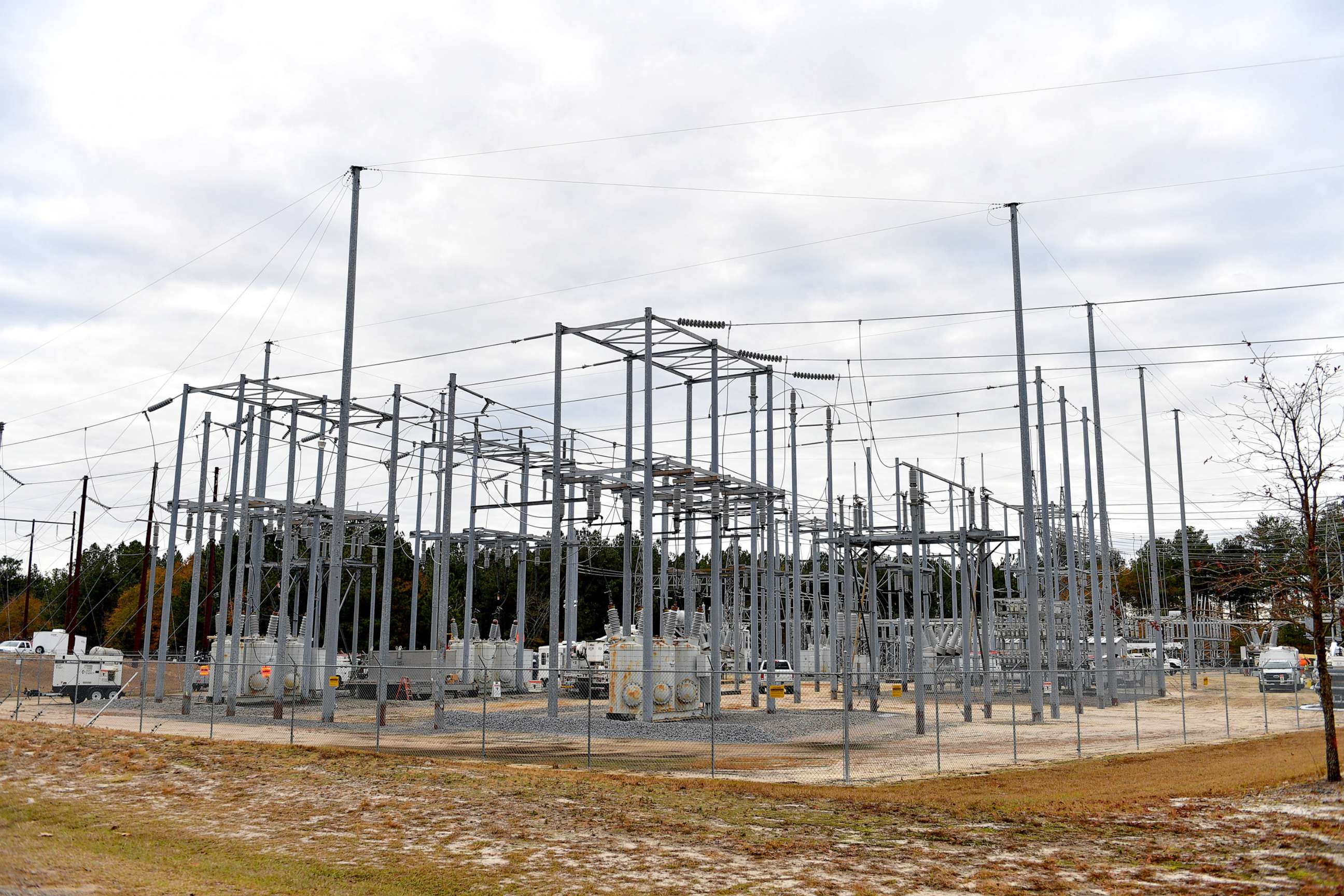 PHOTO: A view of the substation in Carthage NC, Dec. 05, 2022.