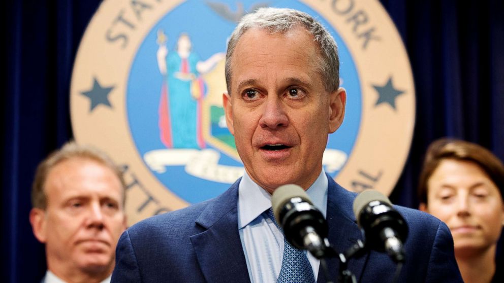 PHOTO: Eric Schneiderman, the New York attorney general, attends a news conference in Manhattan, New York, July 19, 2016.
